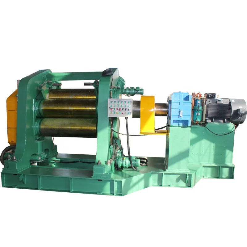 Three roller rubber calender machine