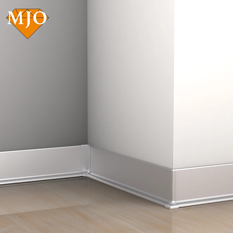 Foshan High Quality Factory MJO Aluminum Skirting Board Skirting Profiles For Floor Decoration OEM Aluminum Kitchen Skirting