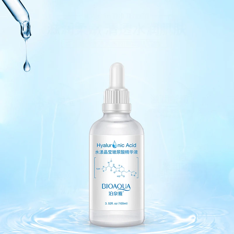 OEM ODM Bioaqua moisturizing natural embellish hyaluronic acid face serum for skin care