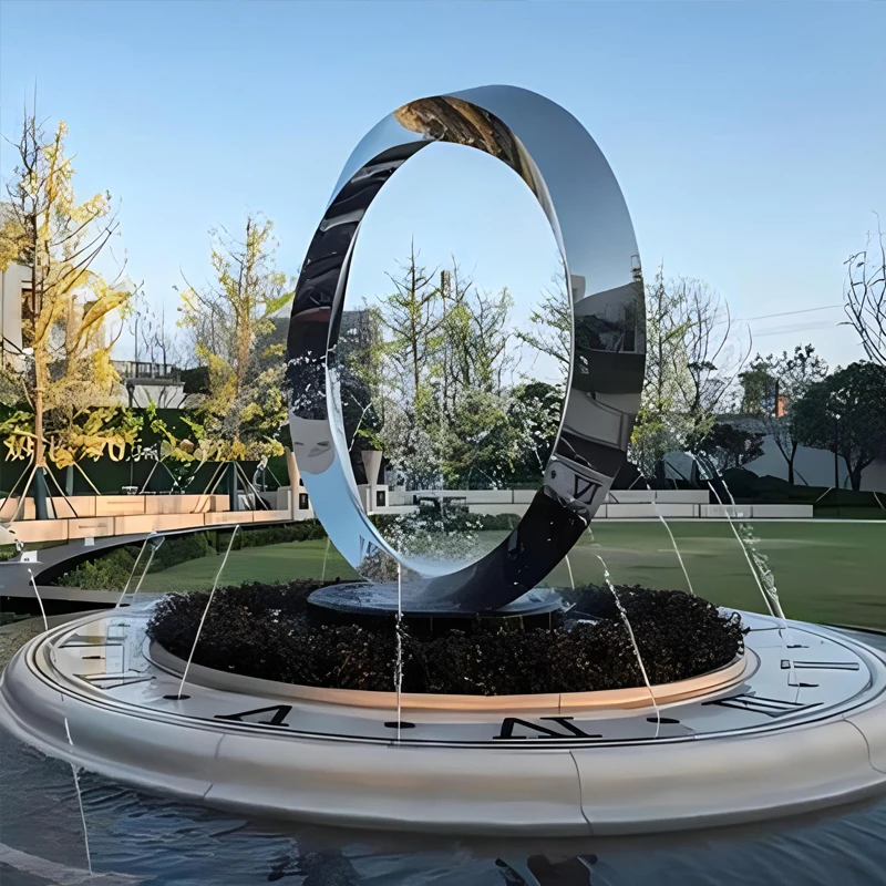 Esculturas Decorativas Grandes из нержавеющей стали 6 м абстрактная Современная Художественная труба скульптура