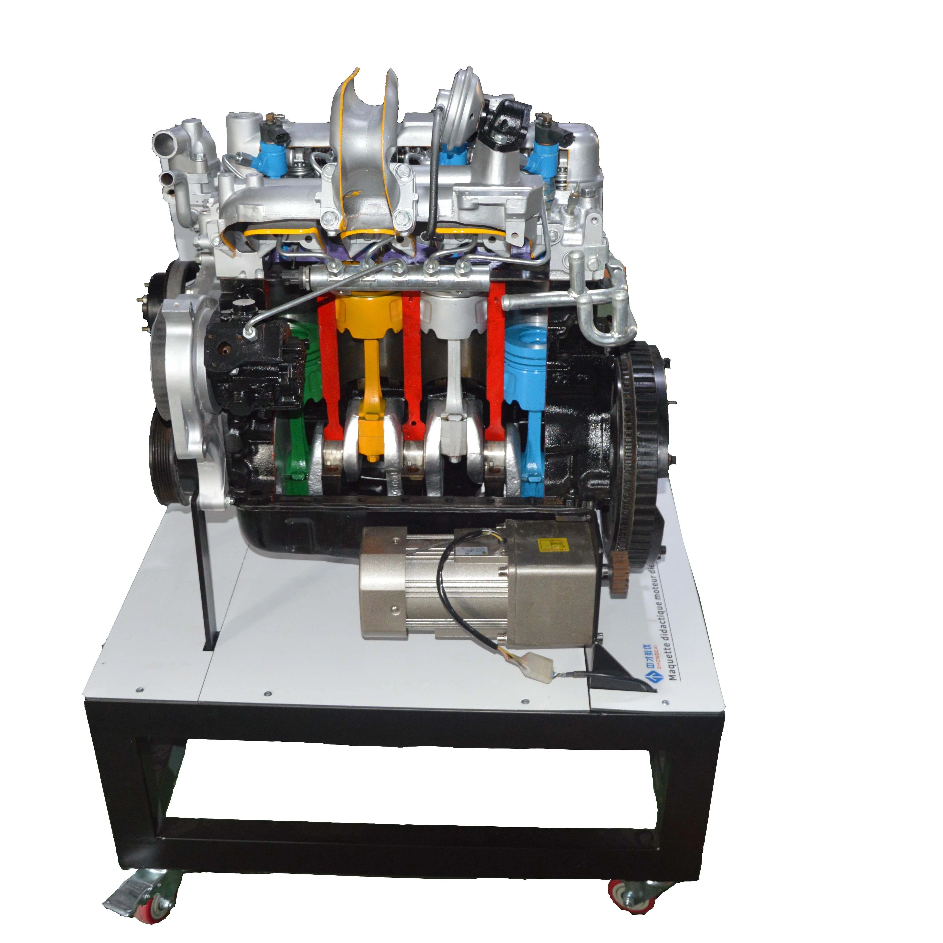 School Laboratory Car Diesel Engine Model Profile Car Test Equipment