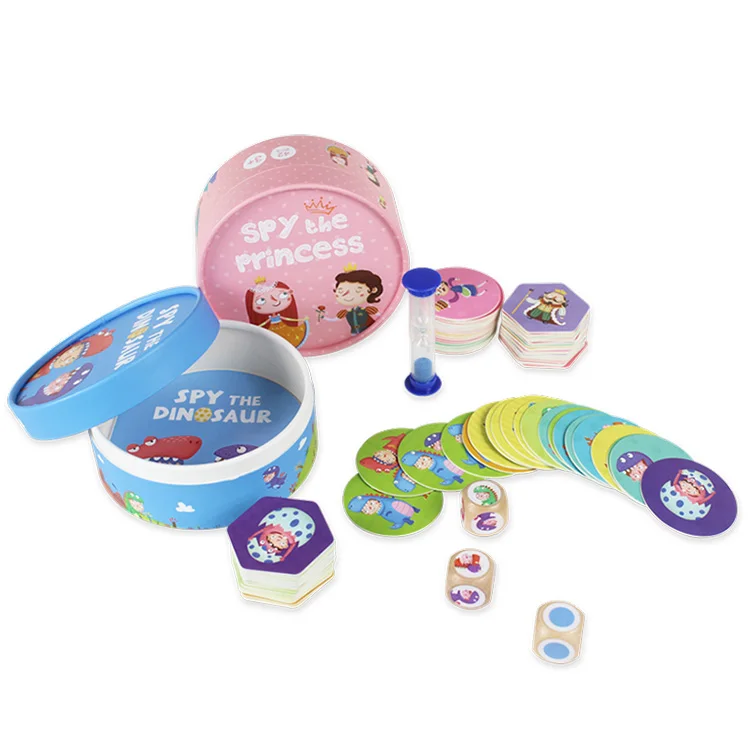 Custom Cartoon pattern card printing manufacturer kids early learning educational flash card games of Discovering Dinosaurs