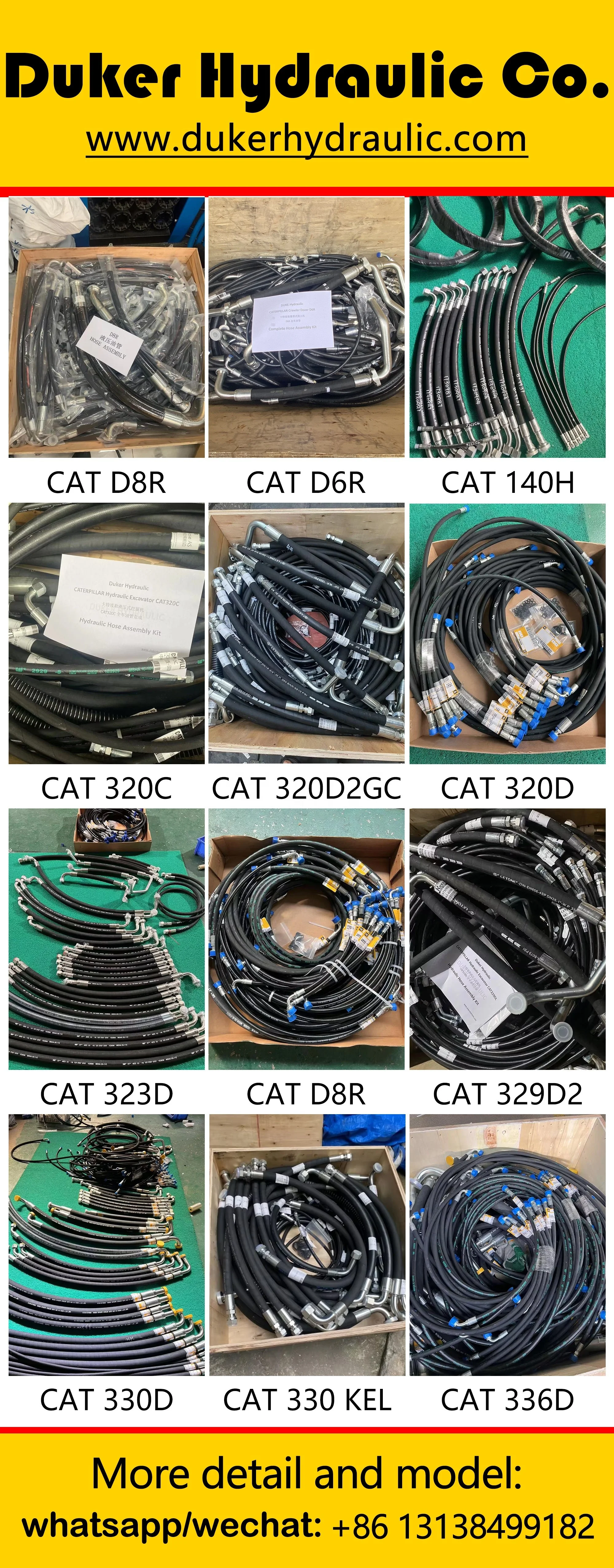 Высококачественный Новый CATM315D2 гусеничный колесный экскаватор комплект шлангов для кошек