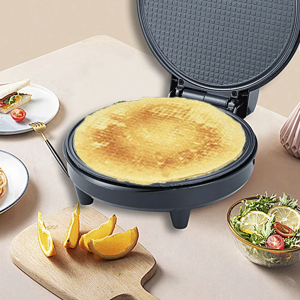 Non-Stick Oven Electric Crepe Pancake Pan Pizza Maker for Home Breakfast Cooking