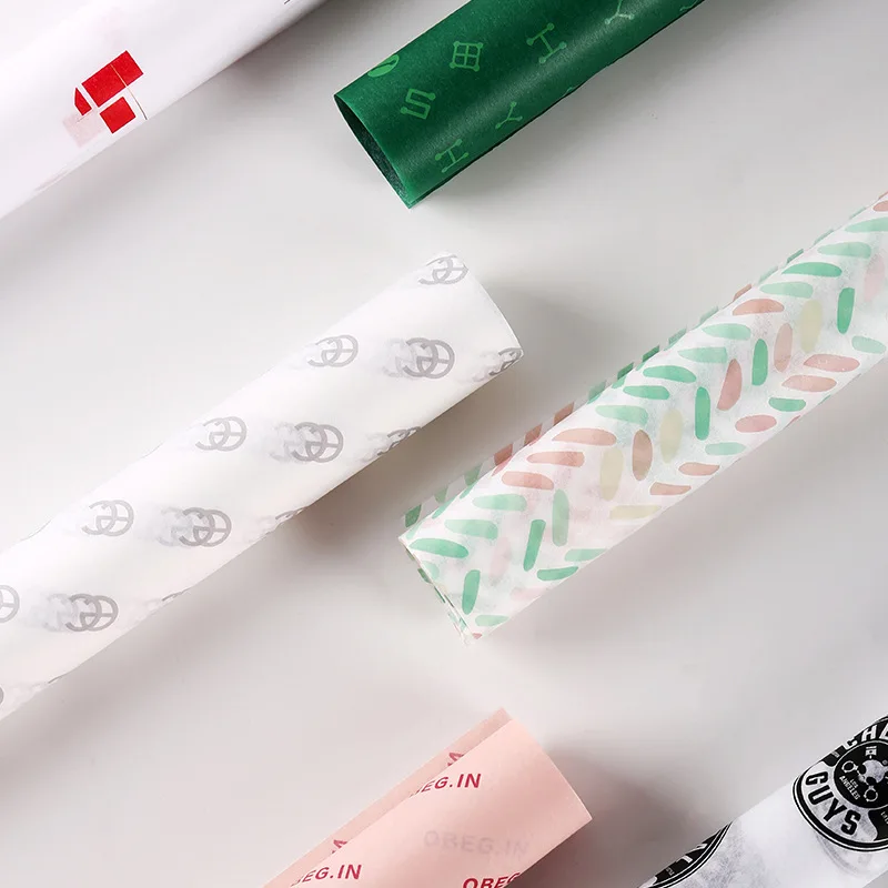 18gms Tissue Paper Packaging Company Branded Logo Tissue Paper Custom Packing Printed Logo Wrapping Paper