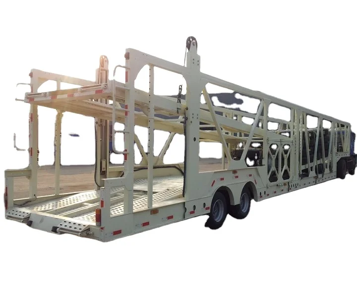 6-12 Units Cdv, MPV, SUV,  Hydraulic Van Double Deck CAR  Carrier Semi Trailer