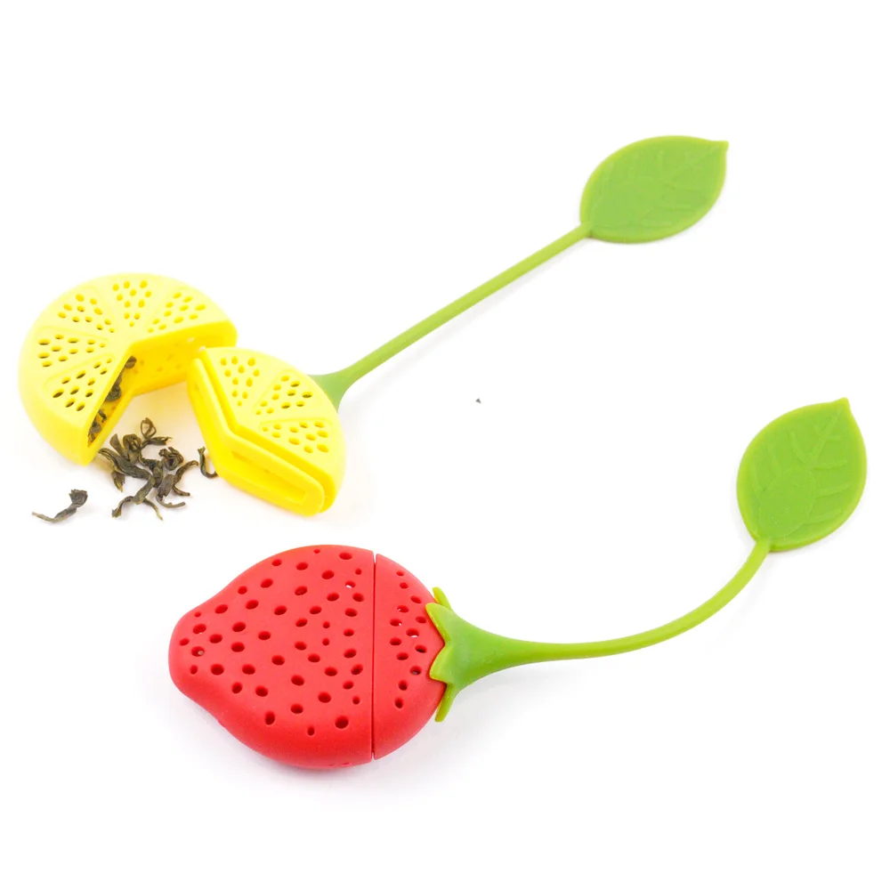 Loose Leaf Tea Strainer Cup Leaf Tea Infuser, Silicone Tea Strainer  Custom Logo