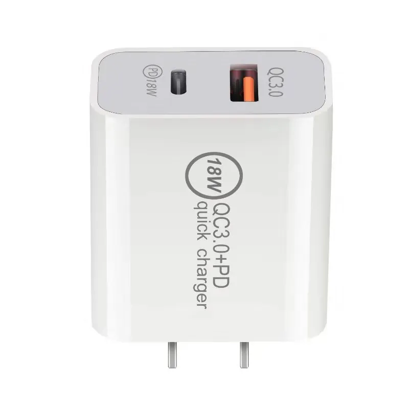 PD 18W EU Plug Mobile Phone Fast Charging for iPhone 12 Pro 13 Max Charger