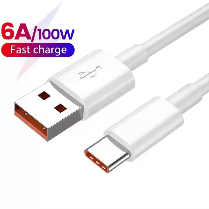 Fast Charging Type C Phone Charger Cable Usb 2.0 To Type-C 5A Fast Charging Data Cables