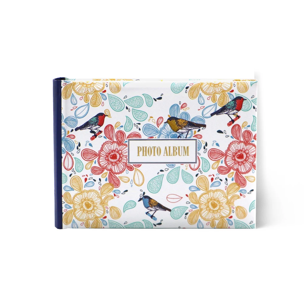 Elegant Vintage 4x6 200 photos Book Bound Memo Memory Collection Photo Album Book