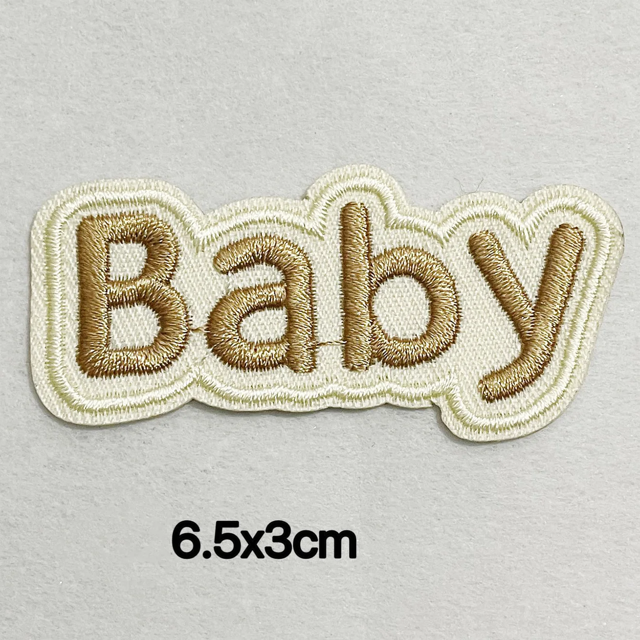 Custom Wholesale Sew Iron On Clothing Embroidery Patch Letter Personalized Embroidered Logo Patches For Clothing Clothes Hat