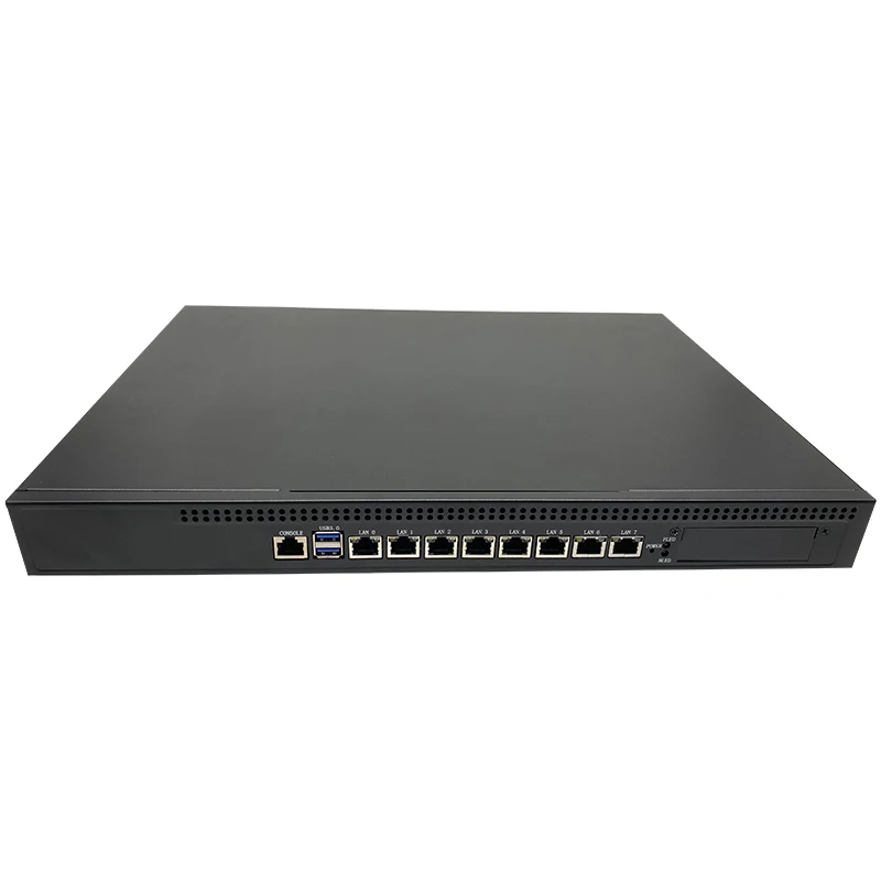 1U Rackmount Network Appliance with Intel Core i3/i5/i7 or Xeon E3 1200 v3/v4 processors, 4 x 1 GbE /10 GbE SFP, mSATA