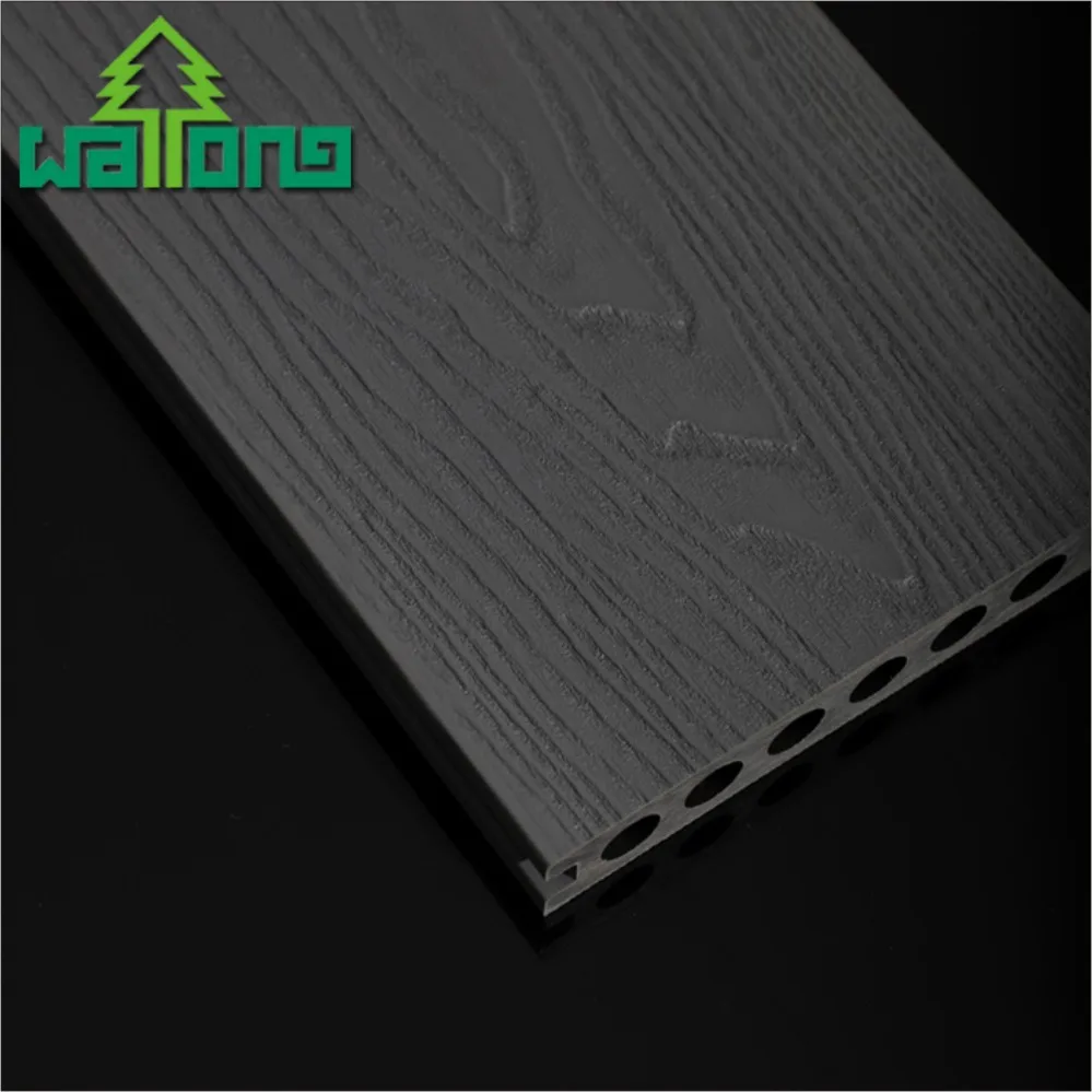 Super safe recycled white wood board lumber rubber wood plastic composite decking plastic lumber