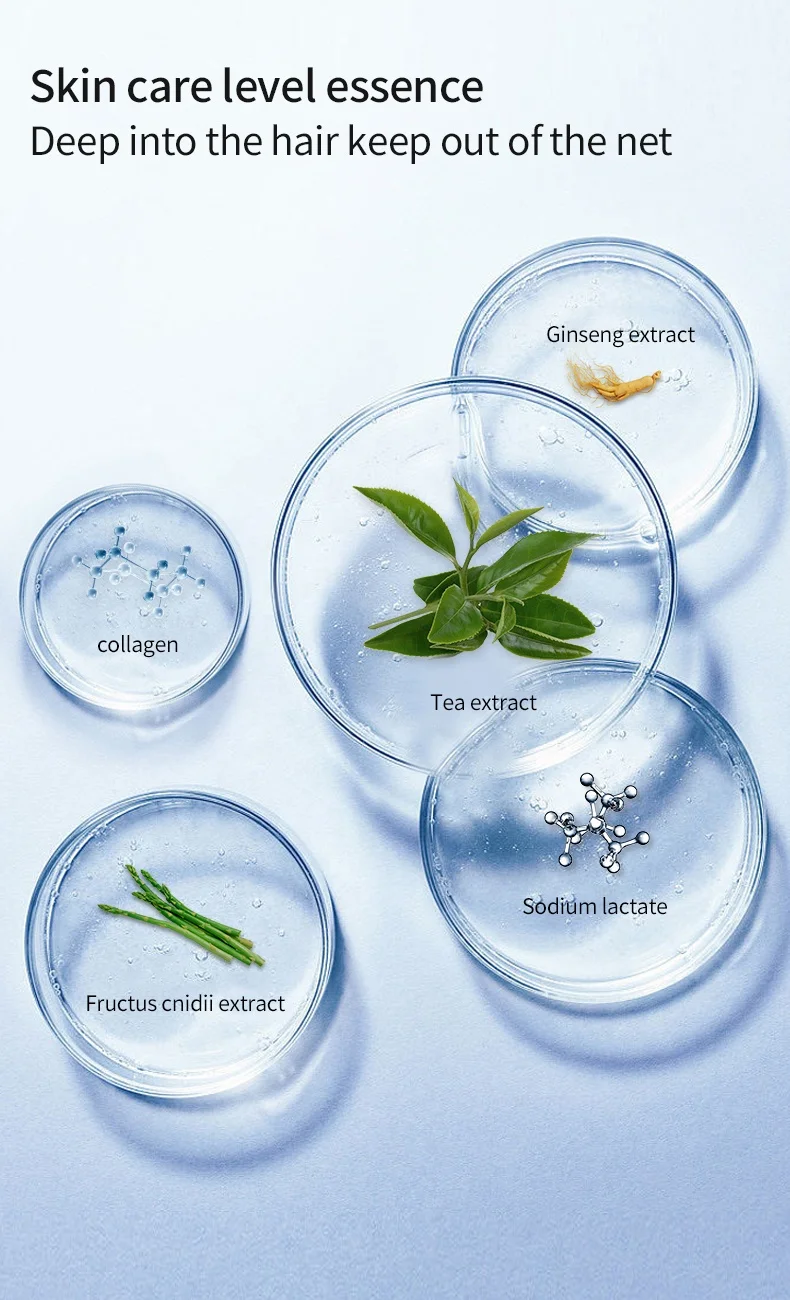 Natural Mineral Sea Salt Silicone Free Natural Hemp Hair Wash Massager Scalp Cleansing Shampoo for Oily Hair