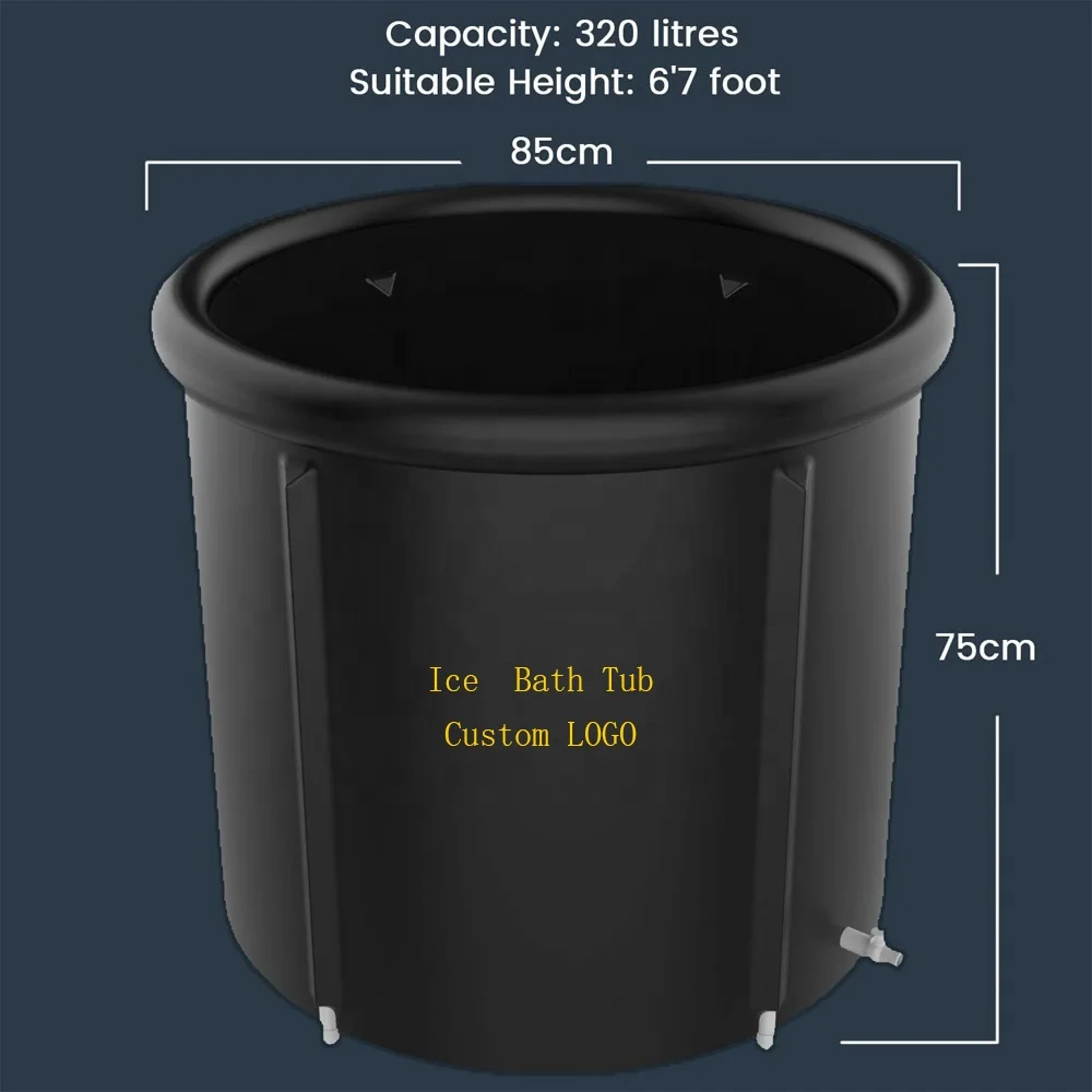 Hot Selling Plastic Ice Bath Inflatable Ice Baths Recovery 80 X 80 Custom Size Inflatable Icebath