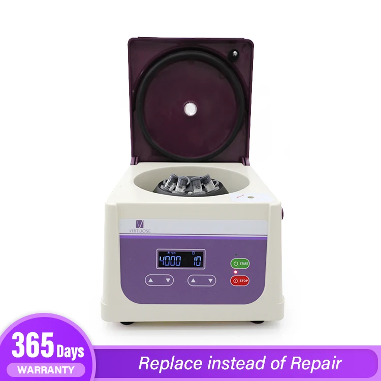 Virtuose PCF01 PRF PRP Centrifuge Machine PRP Tube Kit Laboratory Centrifuge to Separate Plasma Rich Platelet