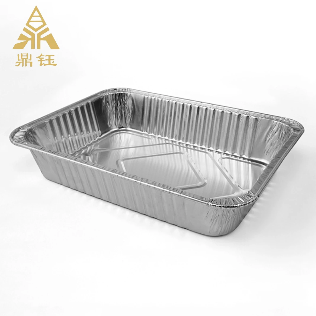 Loaf Thickened Square Tin Foil Box Barbecued Crayfish Wrapped Barbecued Fish One-Off Aluminum Takeout Meal Box