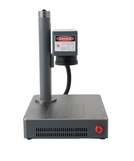20W Desktop portable mini fiber laser marking machine for metal and non-metal material small laser engraving machines