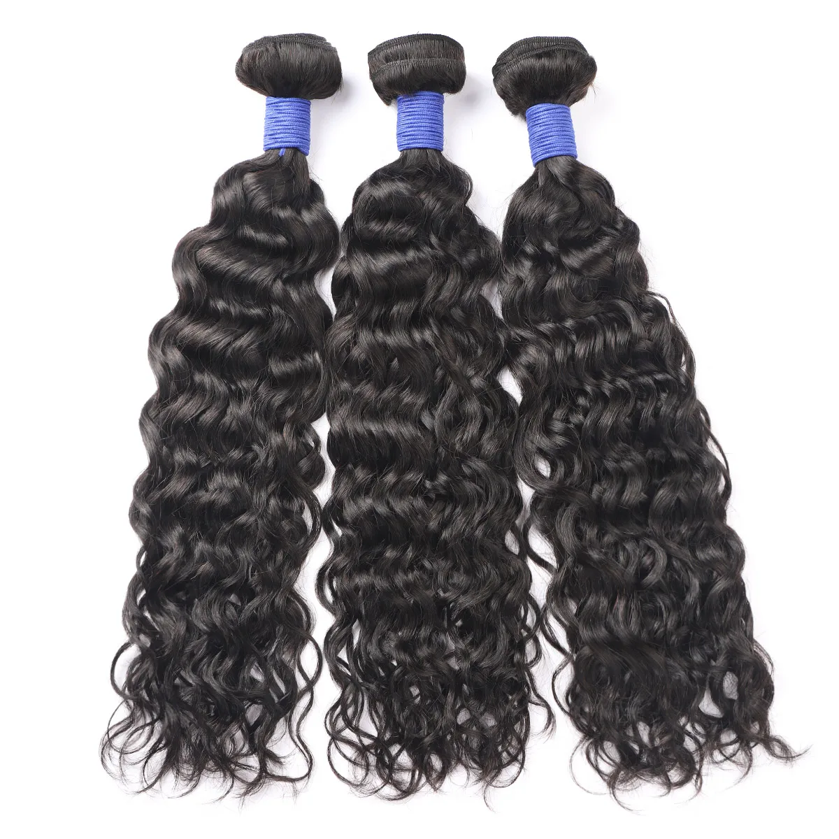 HEFEI VAST fast delivery water wave hair remy hair extensions weave bundles raw virgin hair bundles with closure