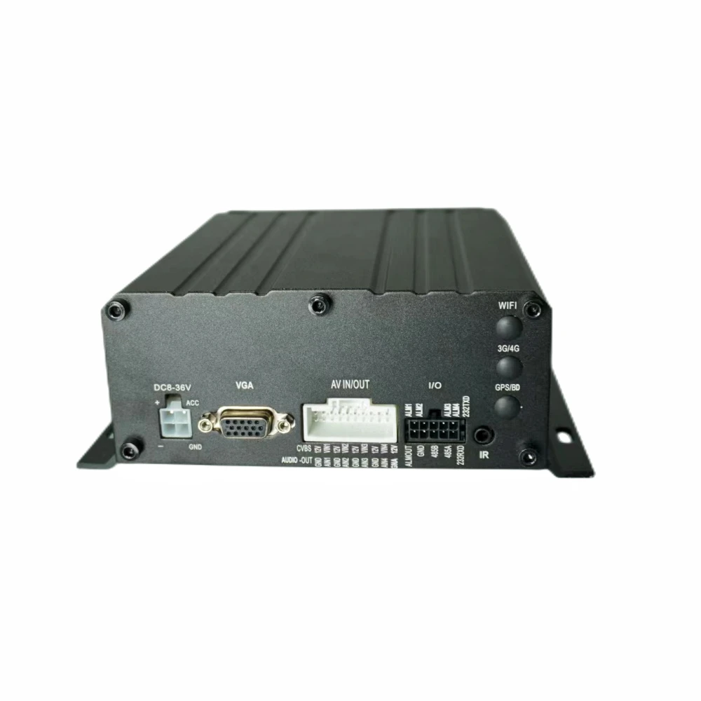 AI Car DVR 4 channel car video recorder for school bus truck Mobile digital video recorder