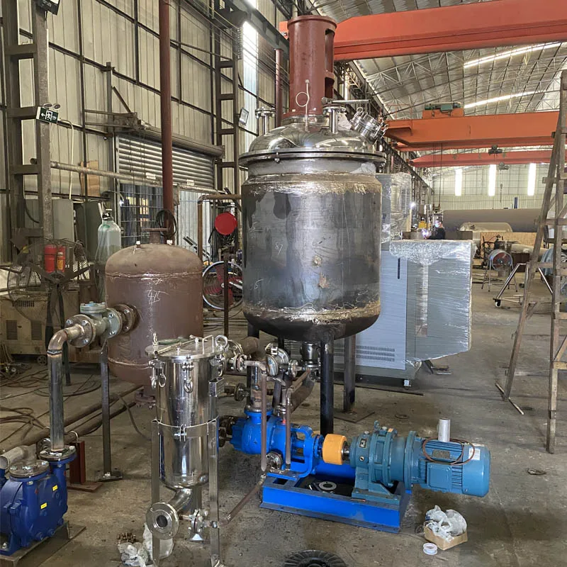 100L Jacketed Chemical Reactor Hot Melt Adhesive Underwater Granulation Turnkey Project Chemical Reaction Acrylic Resin Reactor