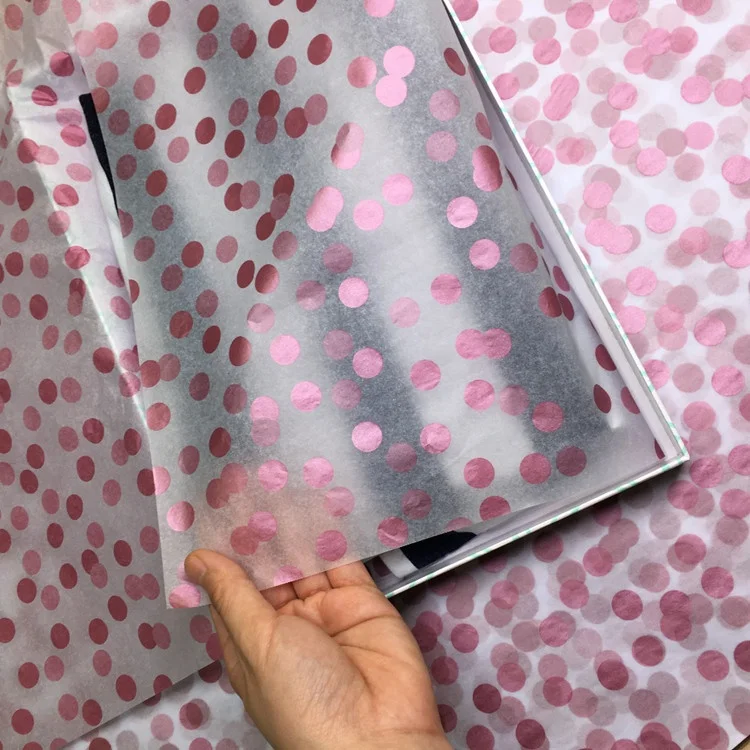 Christmas holiday wrapping wine bottle paper gift bags with tissue paper gift stuffing rose gold tissue paper