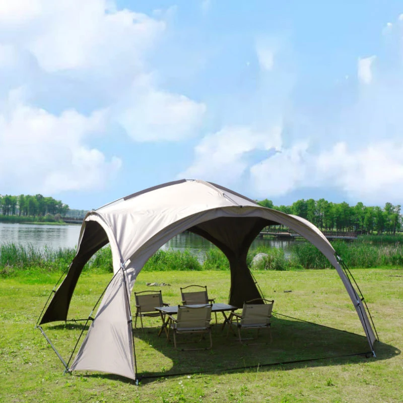 Easy to Set up Hemispheric Dome Tent Festival Tents Outdoor Camping  Pop Up Awning Tent Canopy Sun Shelter With Mosquito Net