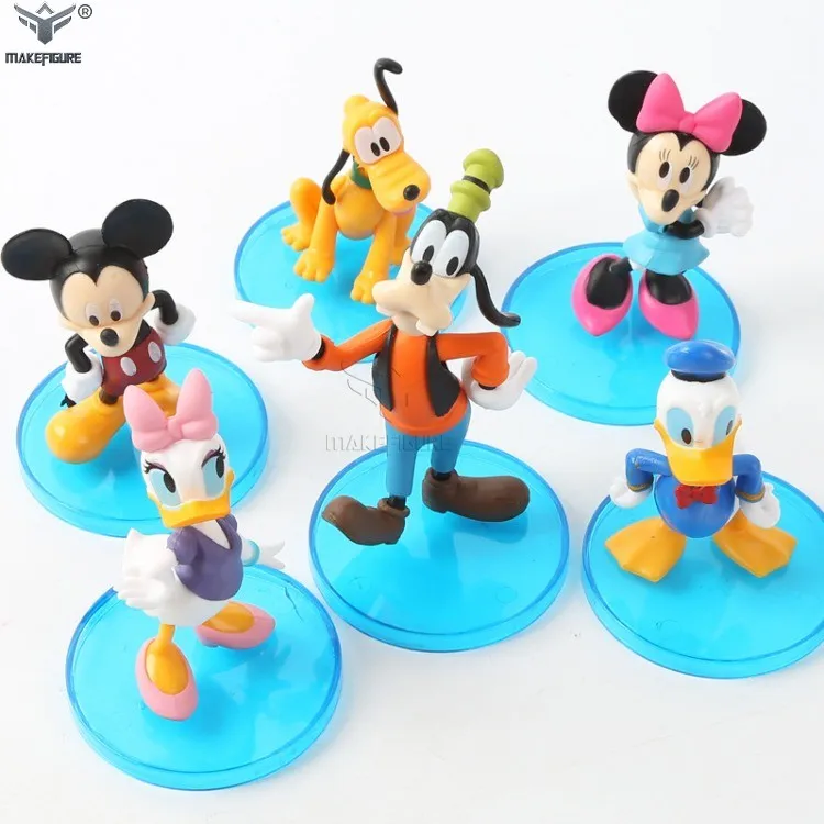 custom making cartoon pvc figure with clear base, make injection pvc cartoon  figurines,  OEM famous cartoon pvc figurine toy