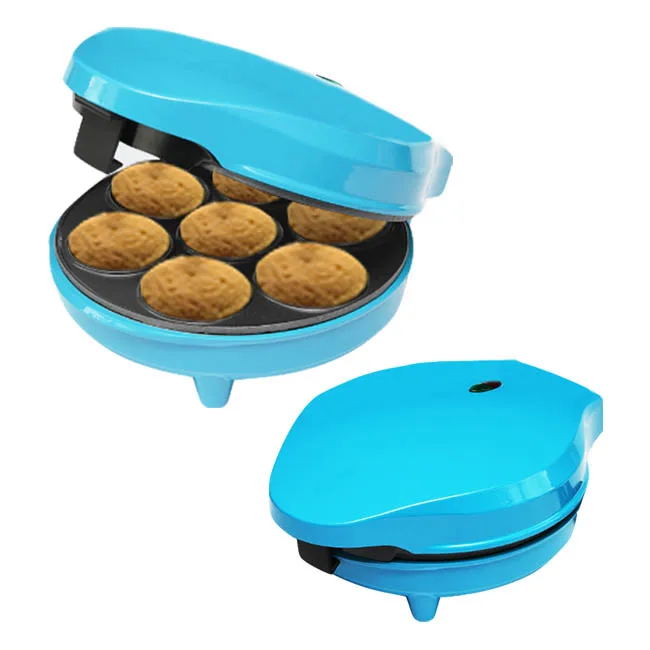 housewares Electric Mini waffle cupcake maker make 7 cupcake