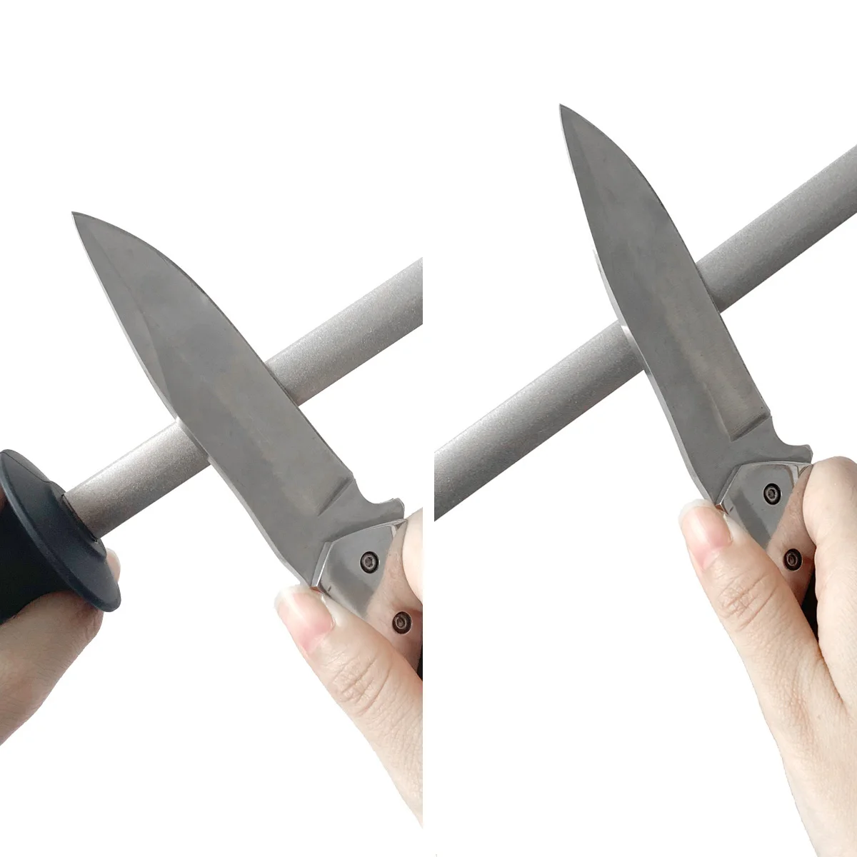 diamond knife sharpener sharpening steel rod