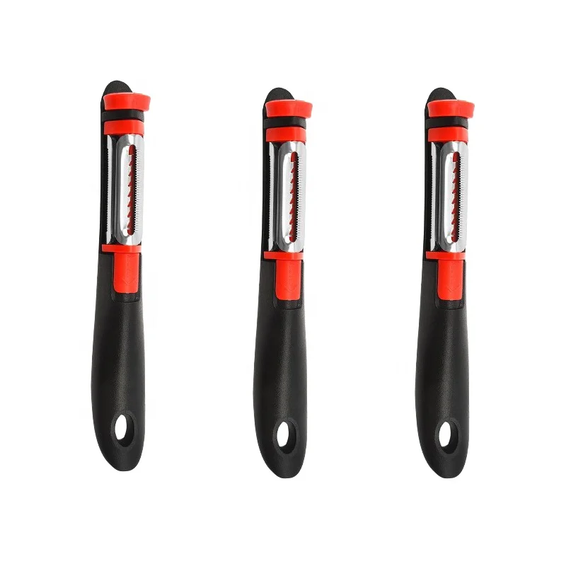 Amazon hot seller 3 In 1 multi-purpose stainless steel potato slicer grater shredder vegetable fruit peeler