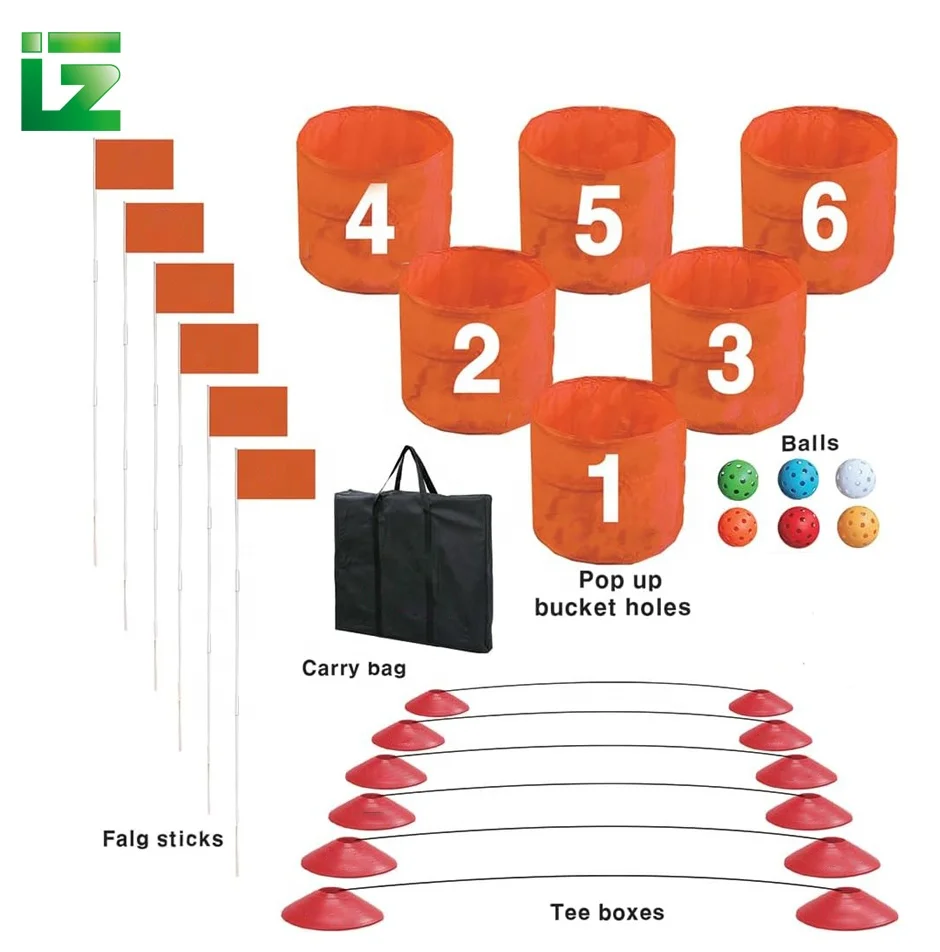 Golf Bucket Game The Ultimate Portable Backyard Outdoor Beach Golf Chipping Game With Buckets