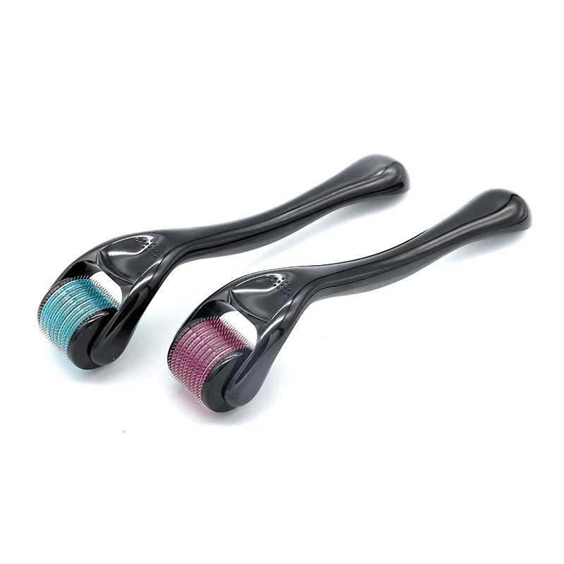 Titanium 0.5 mm Noiseless Chinese 540 Derma Needle Jade Roller Device Facial MassagerMicrocurrent Face Skin Care