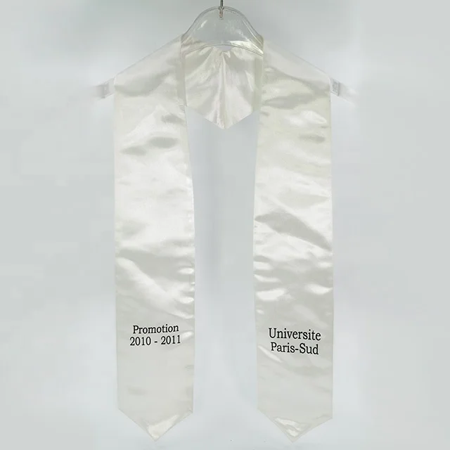 Customize  Graduation Wholesale Embroidery  Adult  Stole/Graduation stoles/Graduation sashes