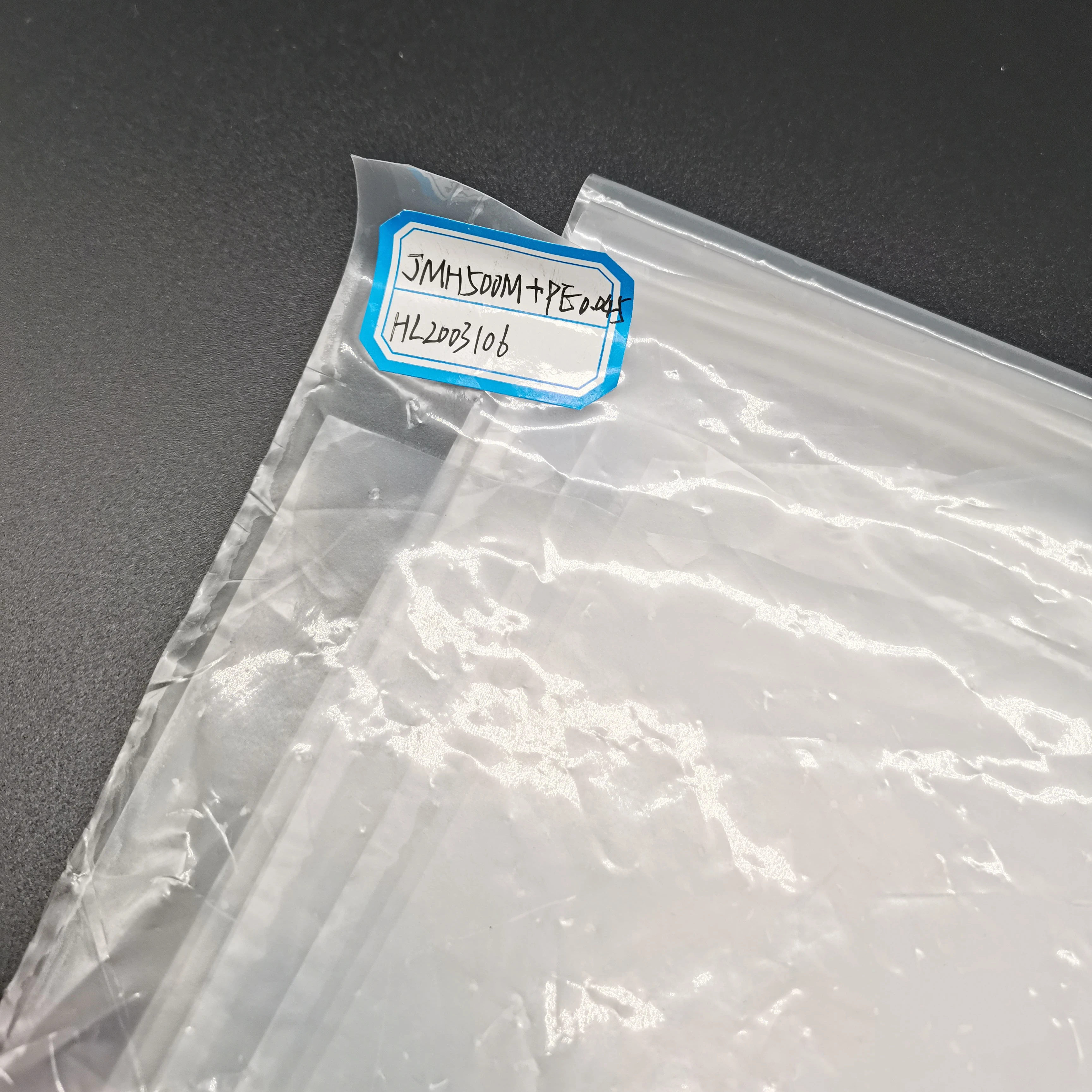 Antibacterial TPU film with PE paper backing