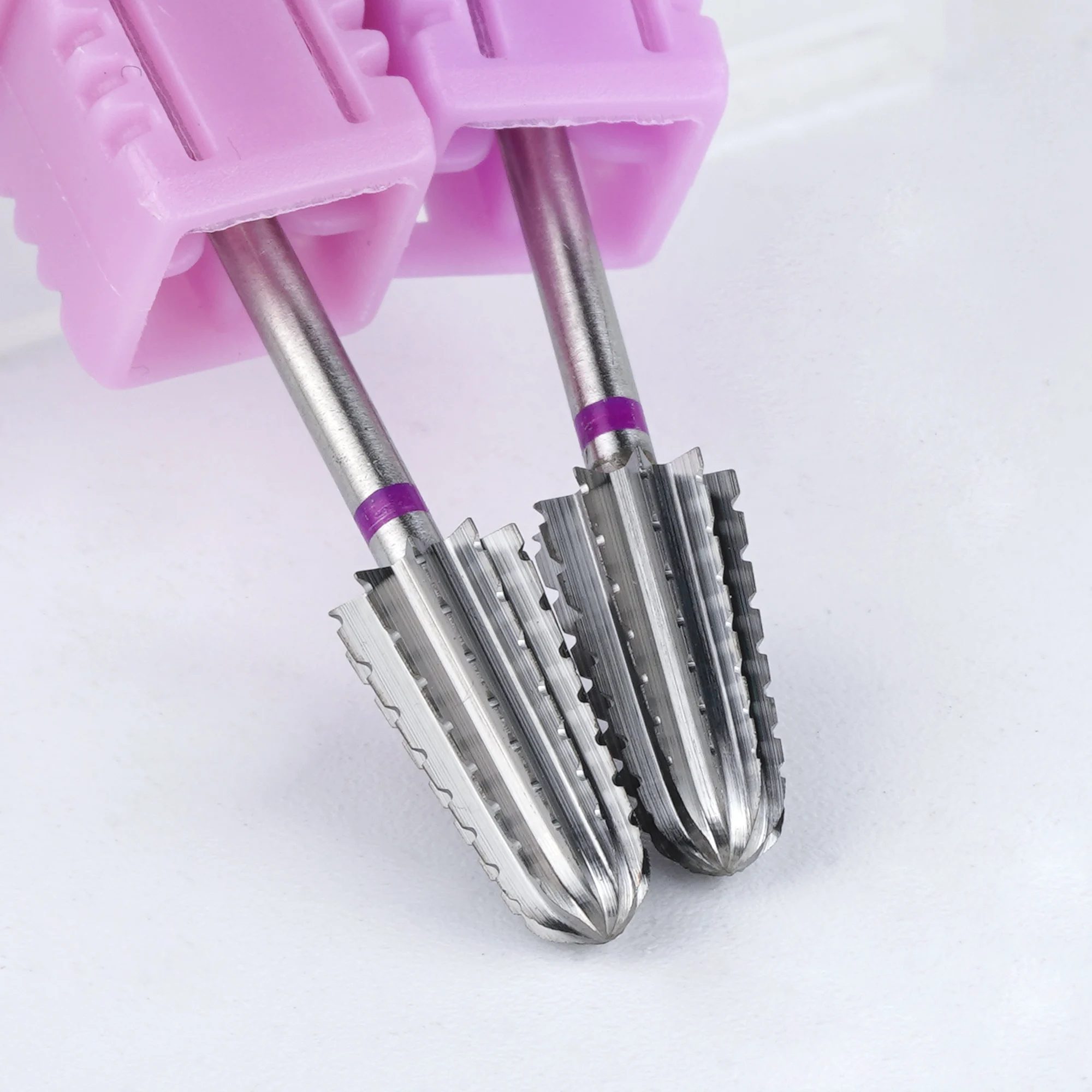 2023 AMZ Hot Nail Drill Bit 5 In 1 Nail Filing Bits Manicure Equipment Tornado Carbide Tungsten Tapered Nail Drill Bits
