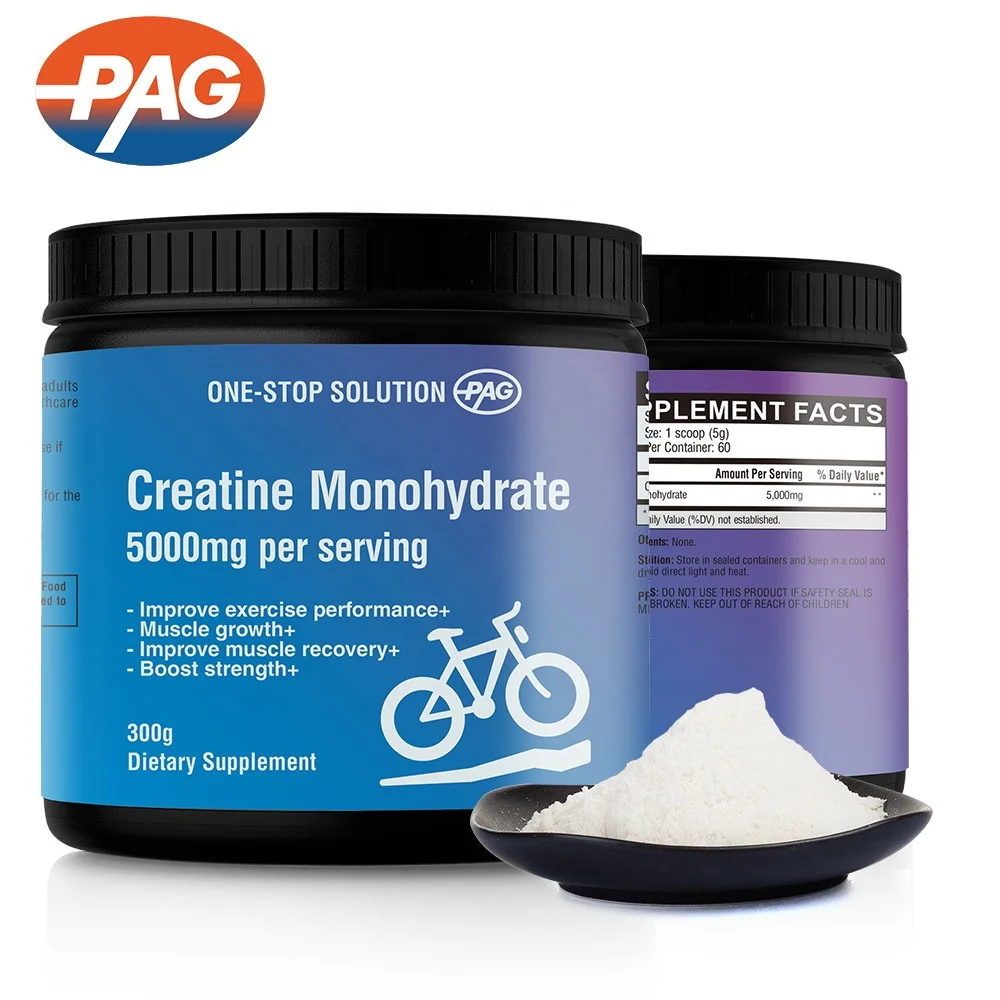 Custom Label Sport Supplements Nutrition Creatine Powder Muscle Enlargement Pure Creatine Monohydrate Powder