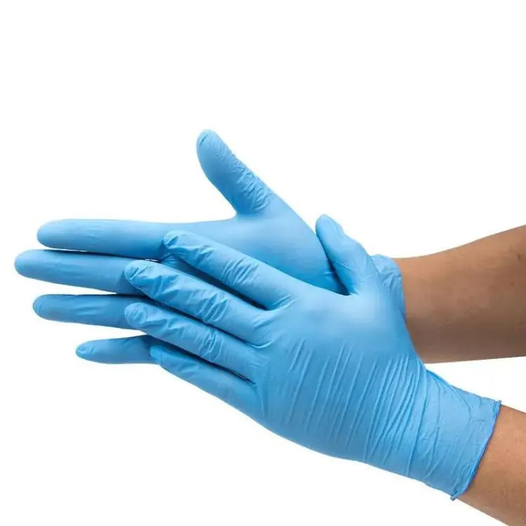 wholesale nitrile powder free cleaning blue white black pink beauty salon make up tattoo nitrile gloves