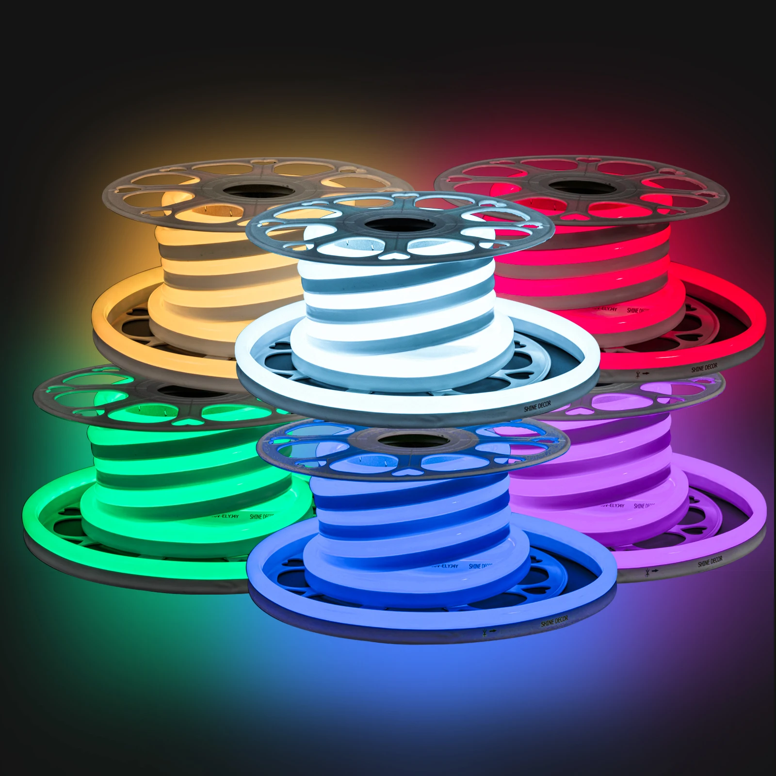 110 В 120 Rgb красочные наружные неоновые огни для домашней закусочной стенд сцены Diy Custom