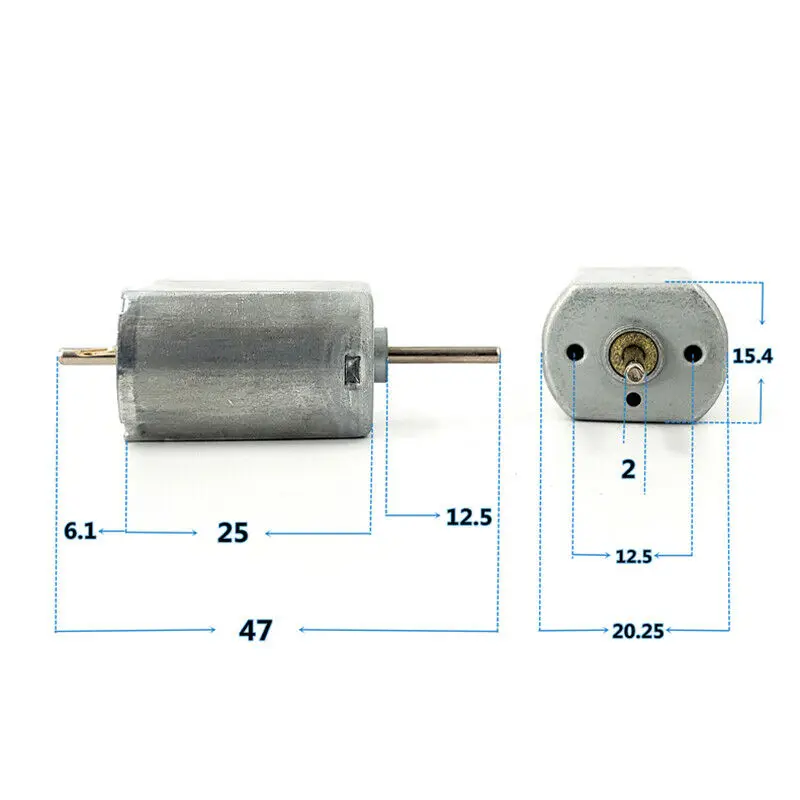 1PC Mabuchi FK-130SH-09450 Motor DC 12V-24V 15000RPM Dual Shaft Electric 130 Motor Engine RC Toy Car Boat