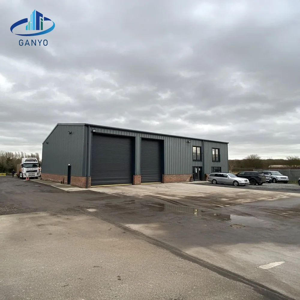 Cost-Effective Steel Building Prefabricated Modular Steel Warehouse for Small Business and Tool Storage | Ganyo Steel Structure