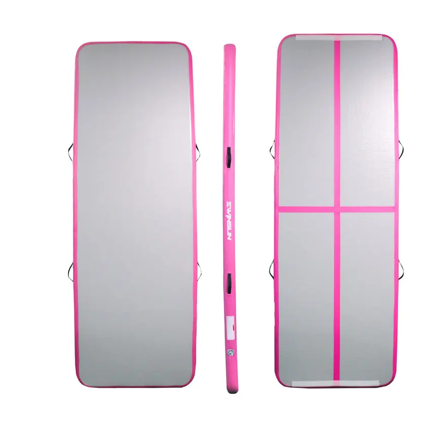 Factory price 5m inflatable air track mats air track gymnastics inflatable floor pump mat for home gym