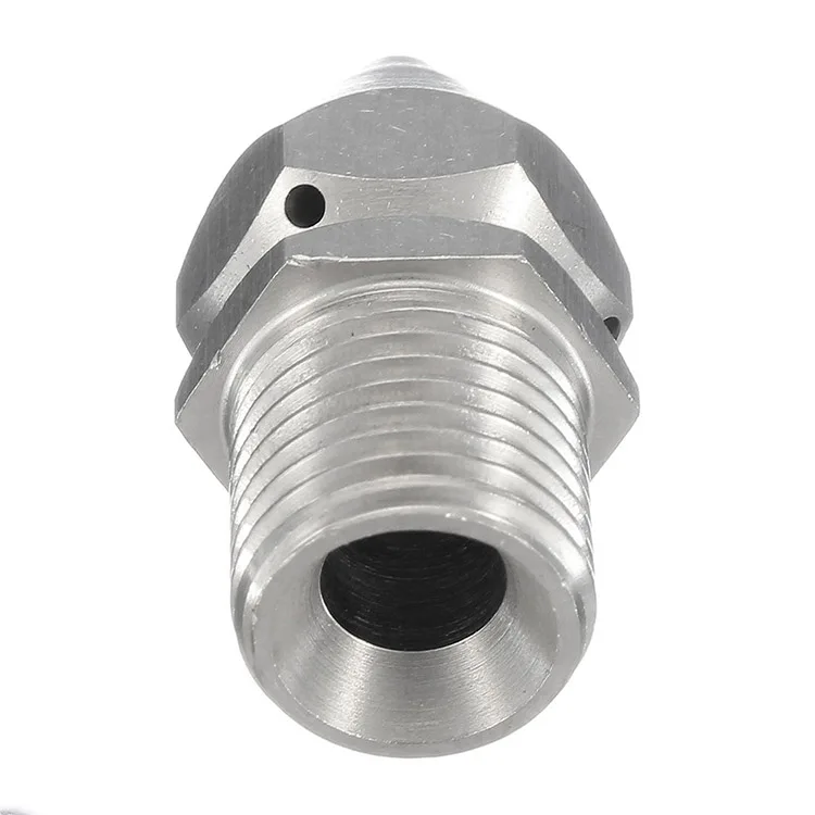 OEM cnc machining parts stainless steel drain clearing sewer turbo nozzle direct hit