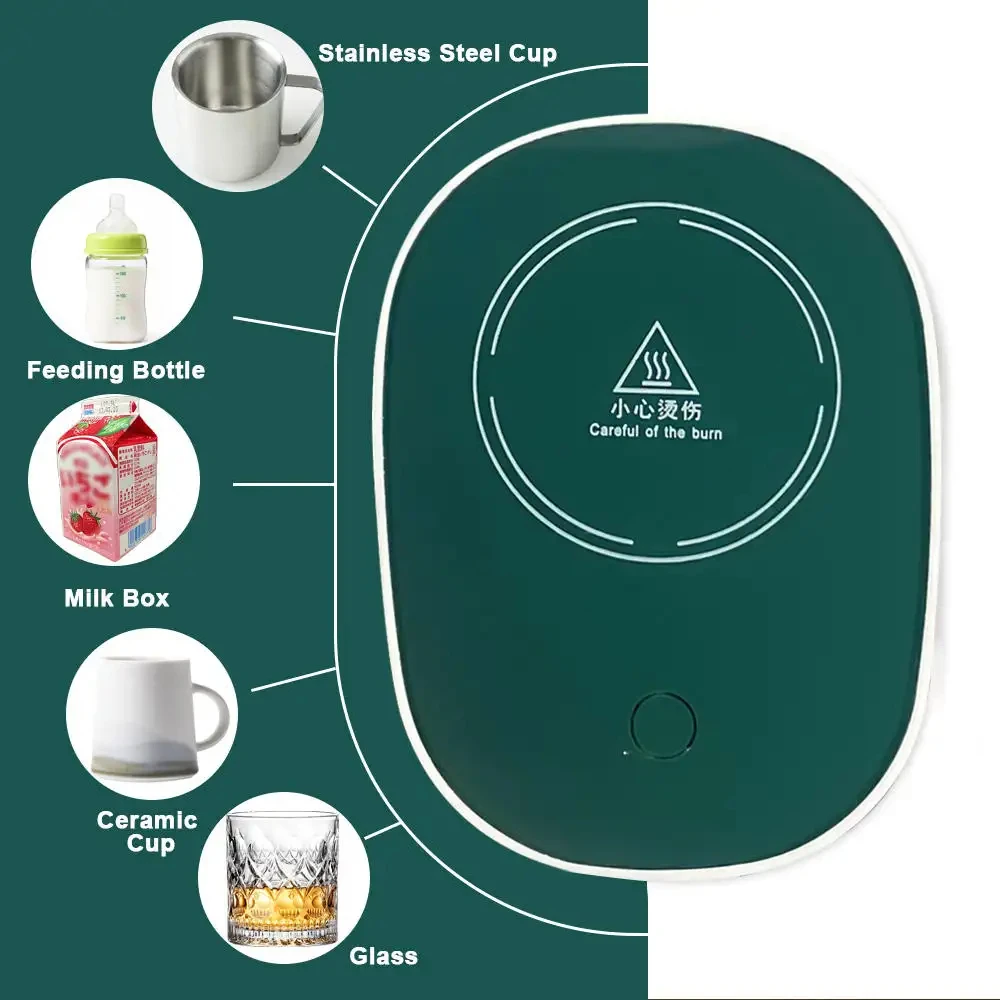 Rayshine Manufacturers Direct Sales Ceramic Warm Water Cup Mug With Thermostat Pad Coffee Cup Mug Warmer Customized