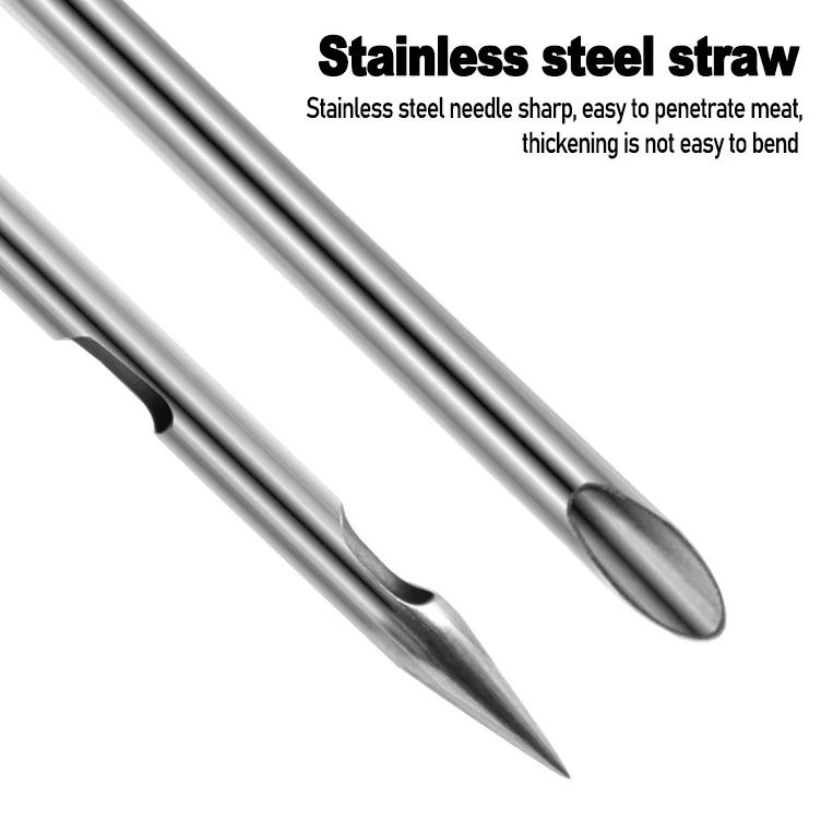Turkey Baster Set with 2 Injector Needles for Cooking, Cleaning brush, Meat Injector Syringe for Thanksgiving Christmas