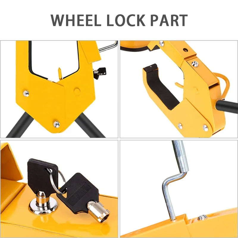 Security Car Parking Wheel Clamp Durable Tire Lock Protection For Truck &
