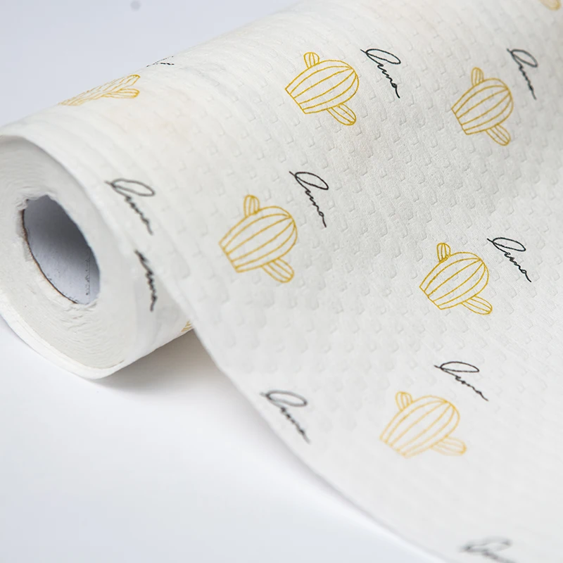 kitchen tissue shop towels roll dry wipes roll disposable lazy rags cleaning wipes kitchen cloth dish towel