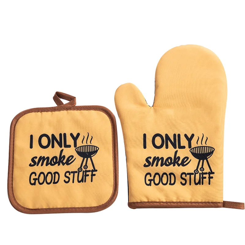 Оптовая продажа, утолщенные кухонные рукавицы, Гладильные рукавицы для микроволновой печи, термостойкие перчатки для выпечки