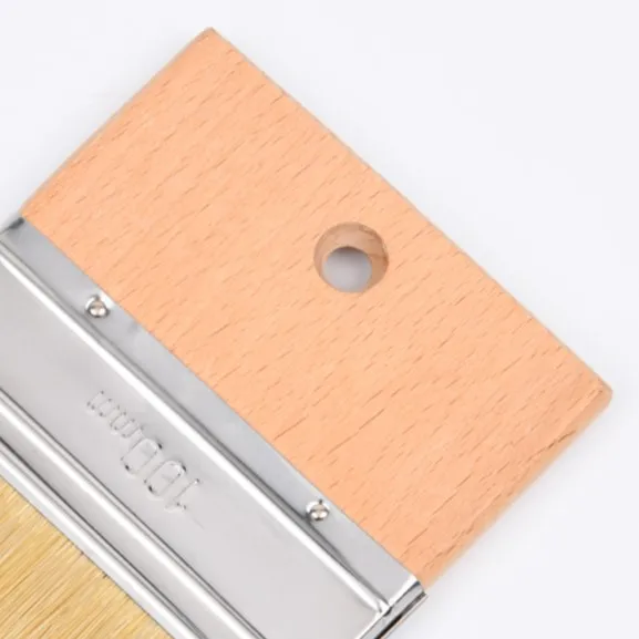 Wholesale Decoration Tools Hog Bristle Paint Brush with Beech Wood Handle for Furtunite Wall