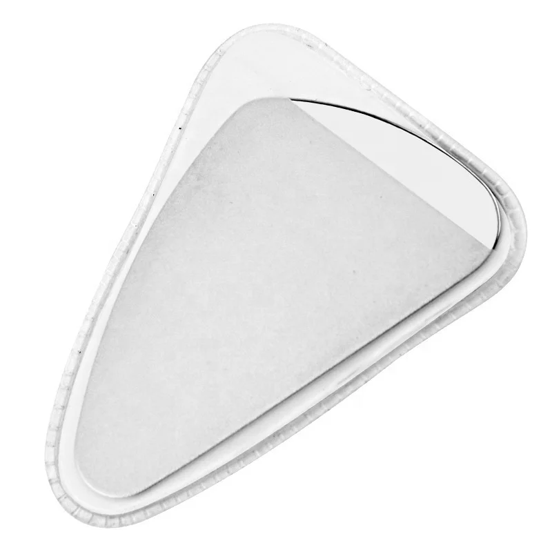 Custom logo Mixing Color Spatula Tongs Heart-Shaped Stainless Steel Scoop Polished Palette Makeup Foundation Spatula With PU Bag